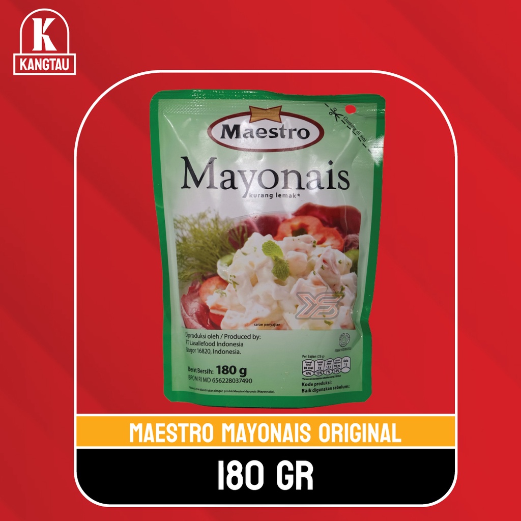 

Delmonte Maestro Mayonaise Original 180GR