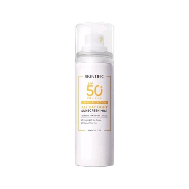 SKINTIFIC - 5x Ceramide Serum Sunscreen SPF 50 PA++++ || Ultra Light Serum Sunscreen SPF 50 PA++++ || All Day Light Sunscreen Mist SPF 50 PA++++