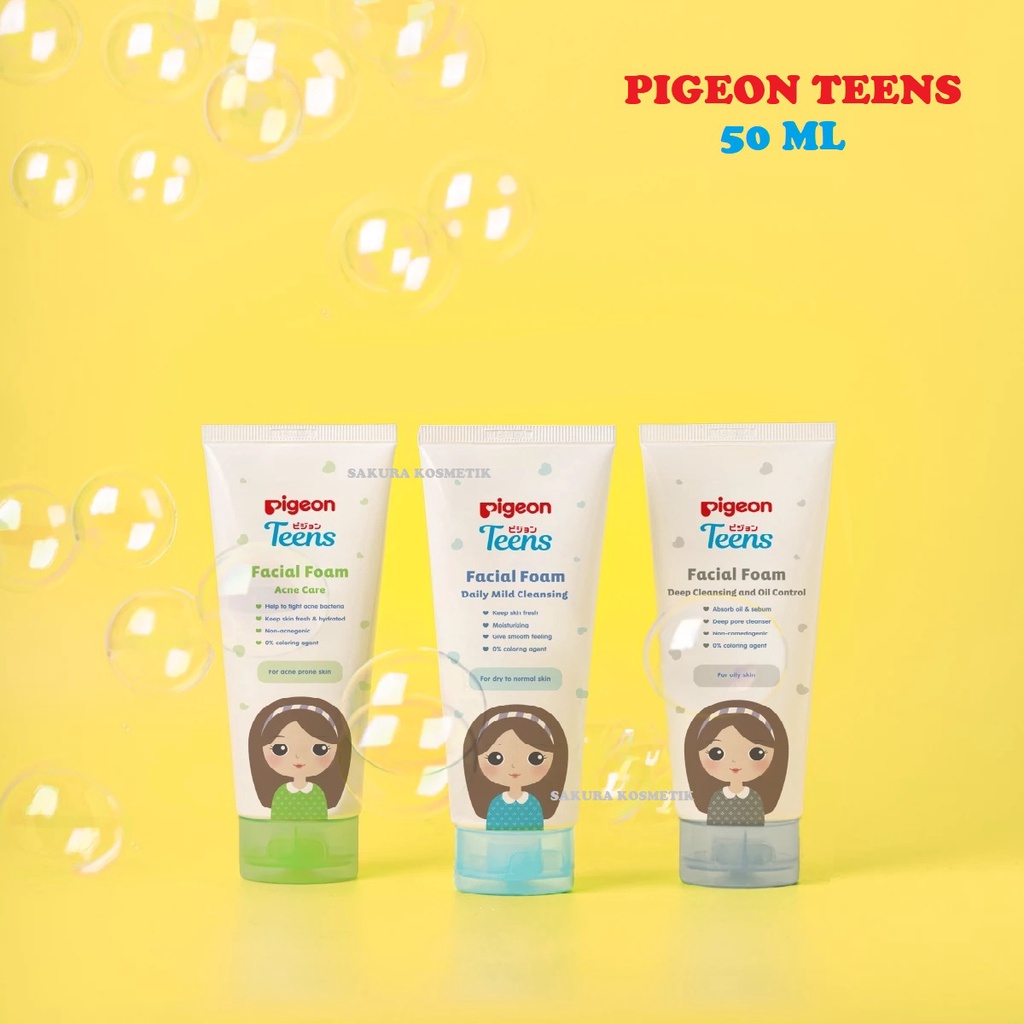 [KECIL] PIGEON TEENS FACIAL FOAM / FACE WASH - 40 GR