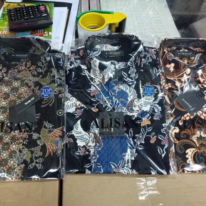 Alisan kemeja batik lengan pendek reguler & slimfit