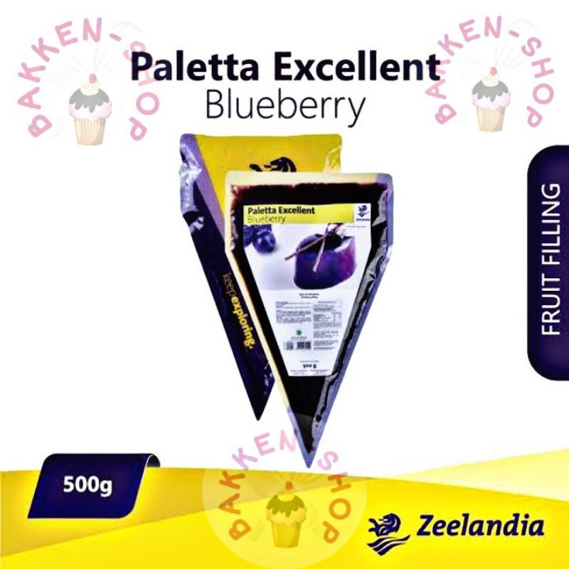 

Selai Blueberry Zeelandia/Blueberry Jam Paletta 500gr