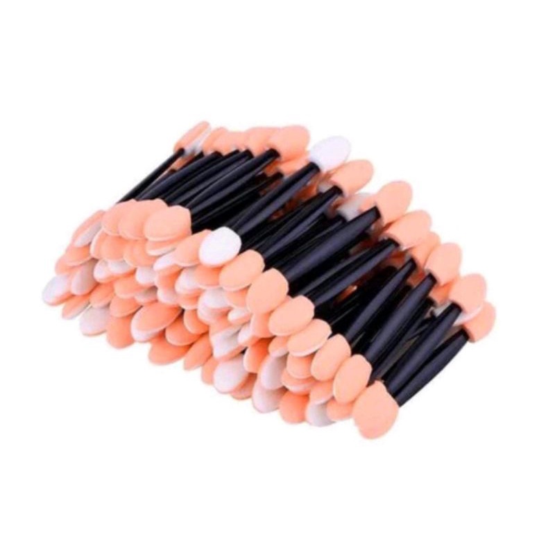 Kuas Eyeshadow / Mini Brush Eye Shadow / Kuas Spon Make Up Mata / Kuas Spons Eye Shadow Disposable / Sponge Kuas Eyeshadow Makeup