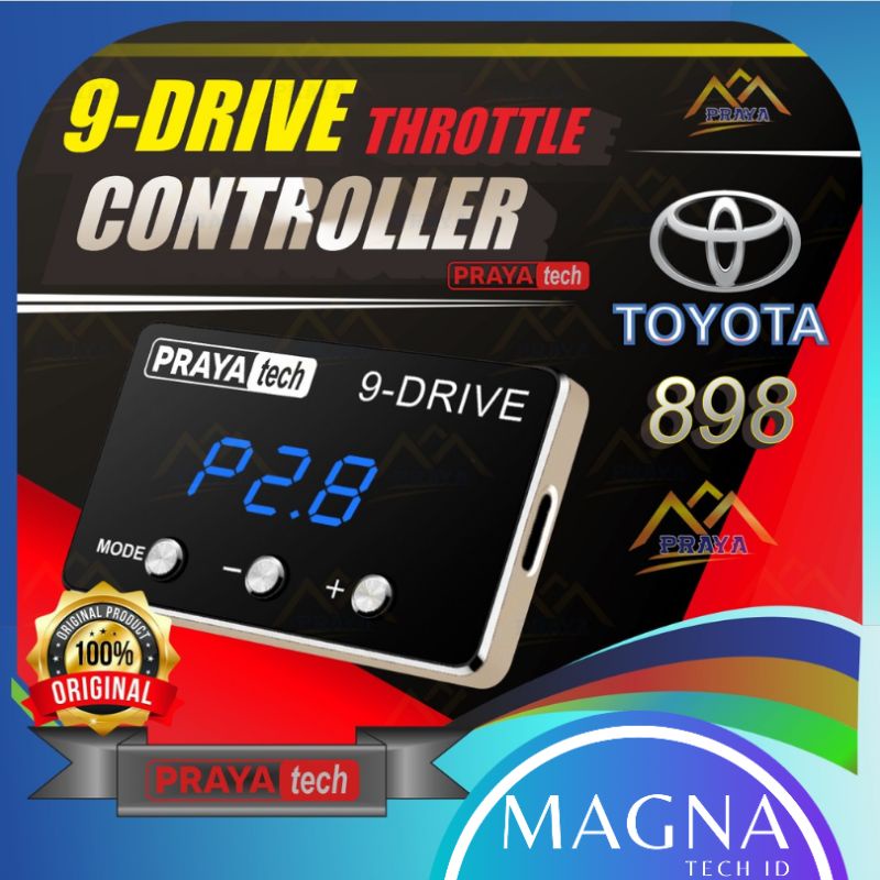 9 DRIVE THROTTLE CONTROLLER PIGGYBACK TOYOTA 898 REMAP ECU