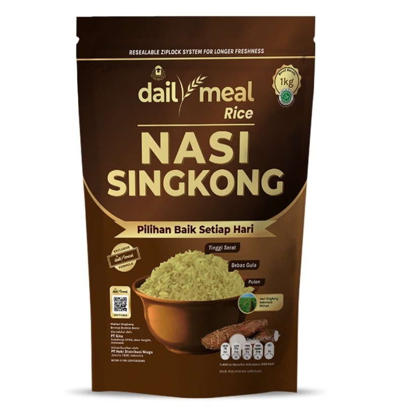 

(BERAS) DAILY MEAL NASI SINGKONG 1000GR