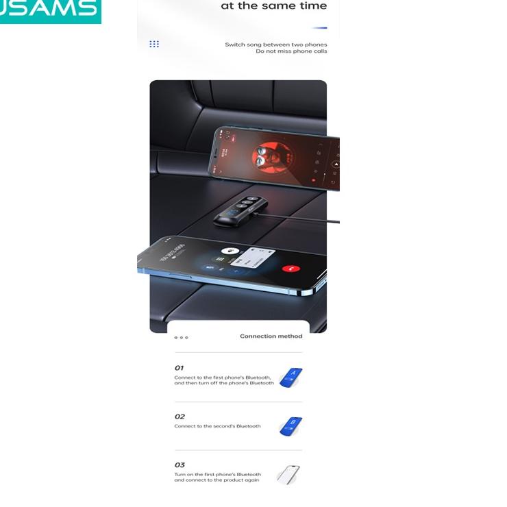 trxL1x1W--USAMS Offical Original SJ503 Bluetooth Transmitter Wireless Bluetooth Receiver Adapter AUX