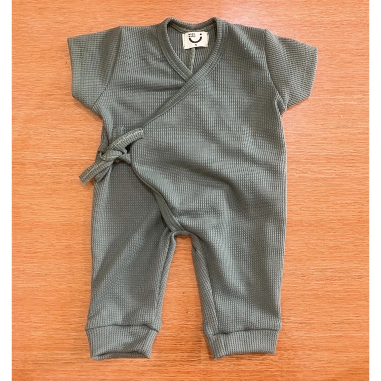 [12.12 SALE ] Mioubaby Boy Kimono Jumpsuit / Bodysuit Bayi / Anak / Jumpsuit Bayi / Baju Anak / Jumpsuit anak / knit anak