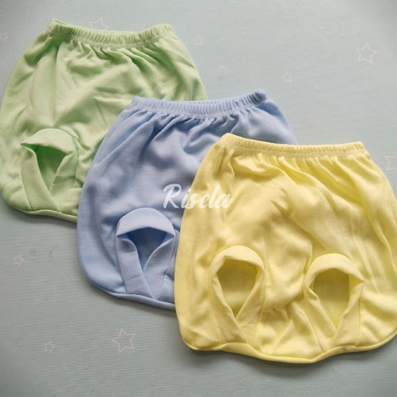6 Pcs Celana Bayi Polos 0-3 Tahun