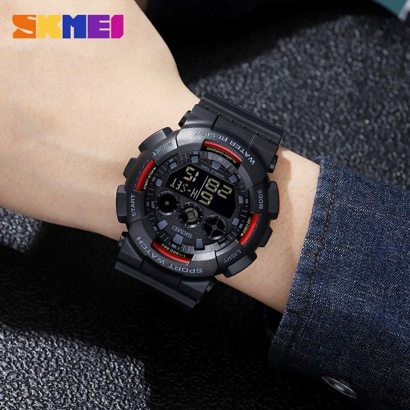 TERLARIS SKMEI 1857 Jam Tangan Pria Wanita Digital Anti Air Sport