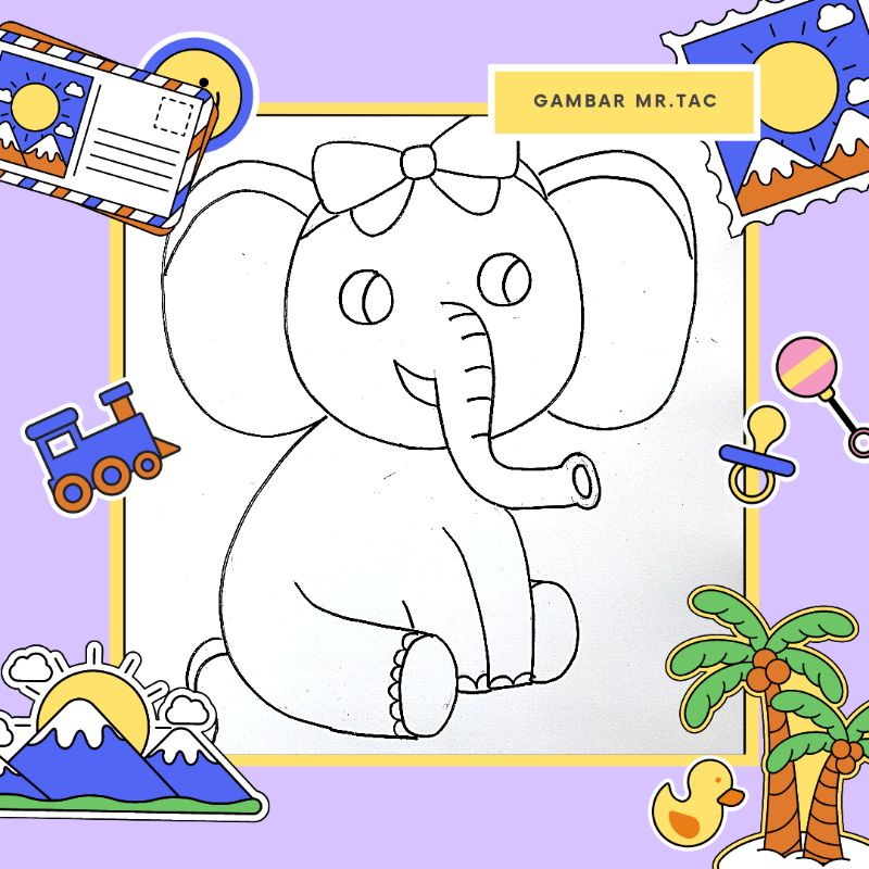 GAMBAR MEWARNAI UNTUK ANAK ANAK