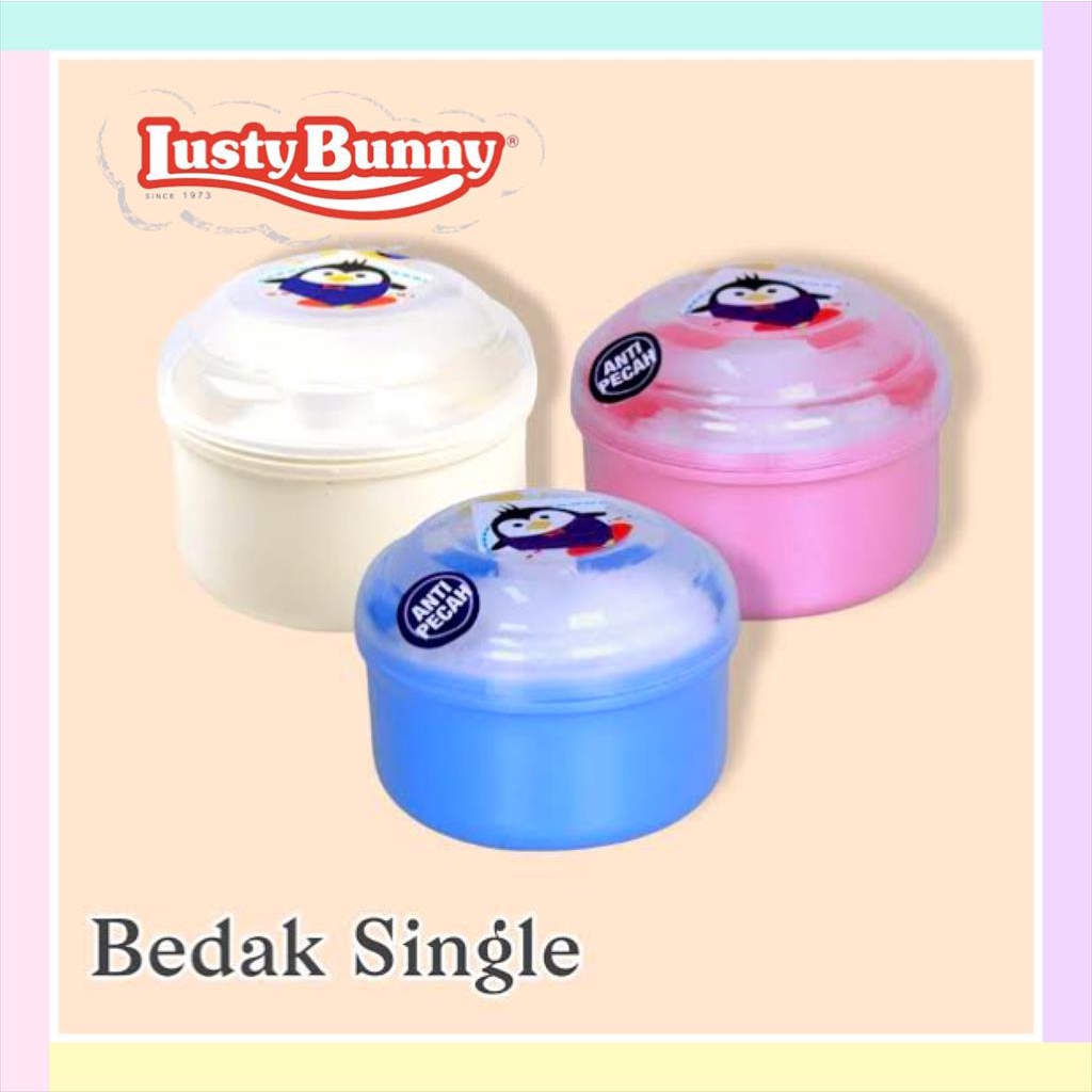 Lusty Bunny Tempat Bedak bulat Single TB1611 / Baby powder case