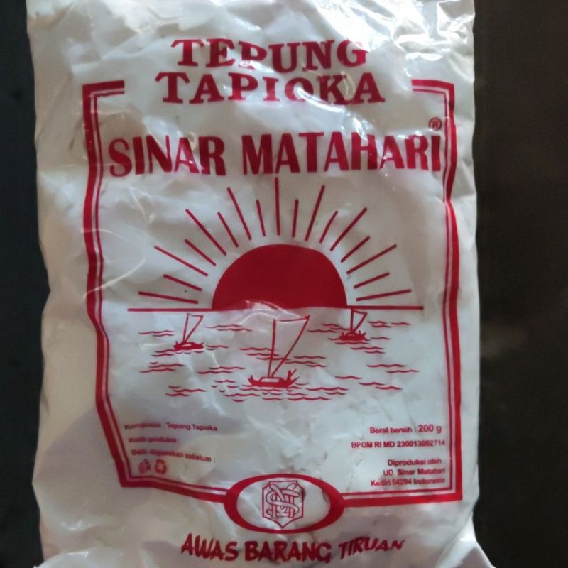 

tepung tapioka kemasan 200 gram