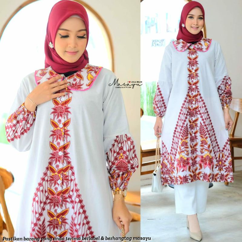 tunik calya by masayu || cotton batik original handmade