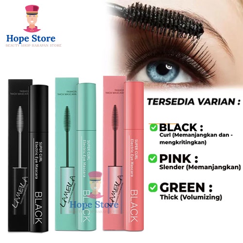 Hope Store - Lameila Mascara Slim Curling Mascara 3D Extreme Curl False Lash Look Maskara Anti Air dan Tahan Lama