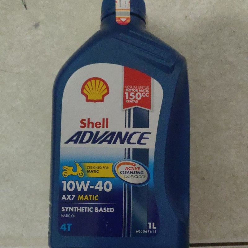 Oli shell 1L untuk matic besar dan motor sport