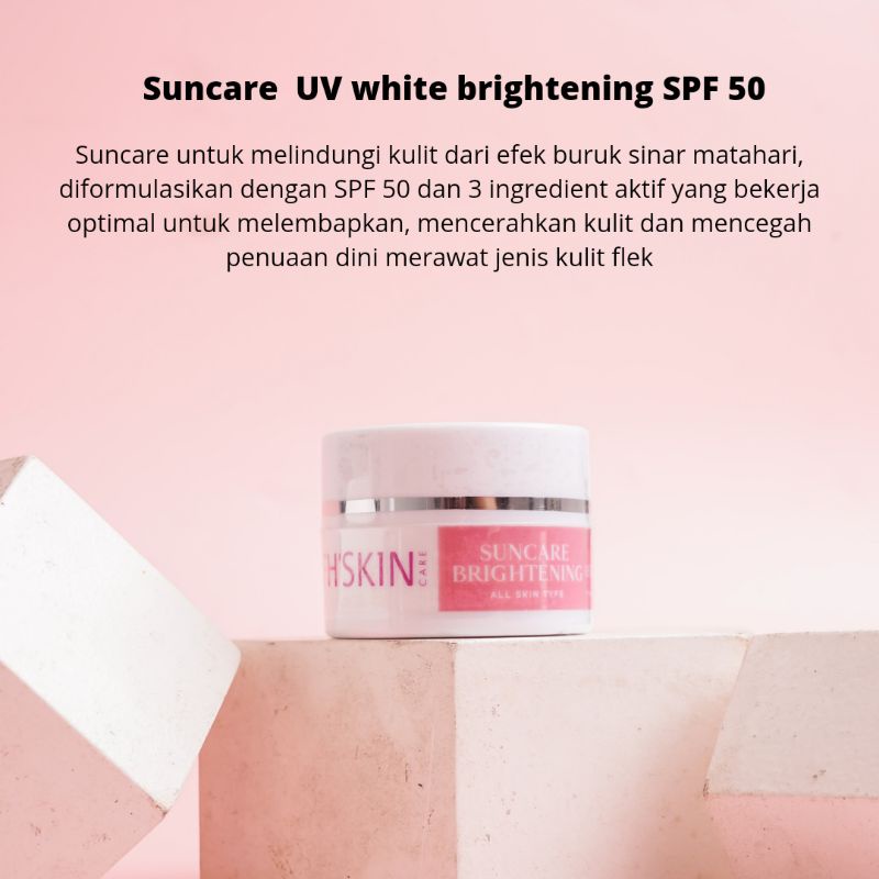 Sunscreen UV WHITE FH BEAUTY/SPF 50 CREAM SIANG FLEK