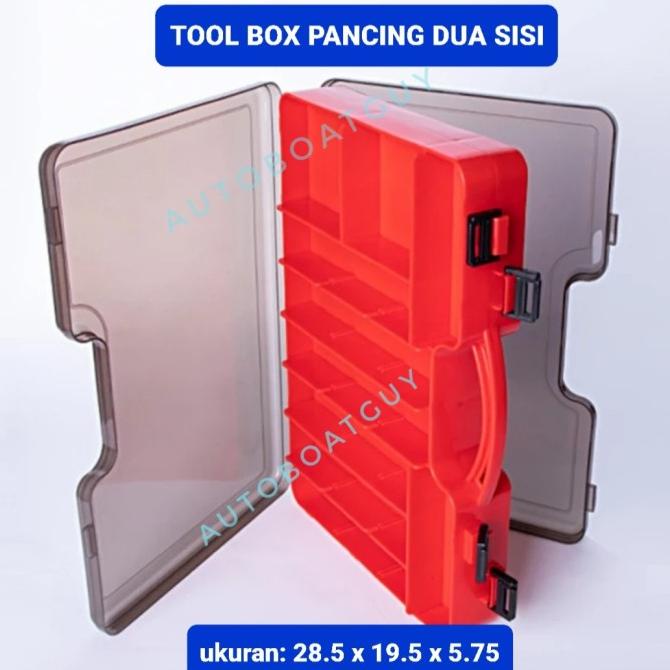 Tool Box Kotak Umpan Pancing Dua Sisi ( Double Side Lure Box )