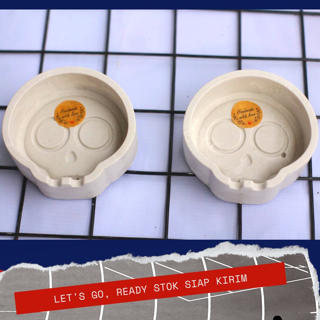 [BISA COD] Asbak Aesthetic Asbak motif Tengkorak Ashtray Kado Cowok