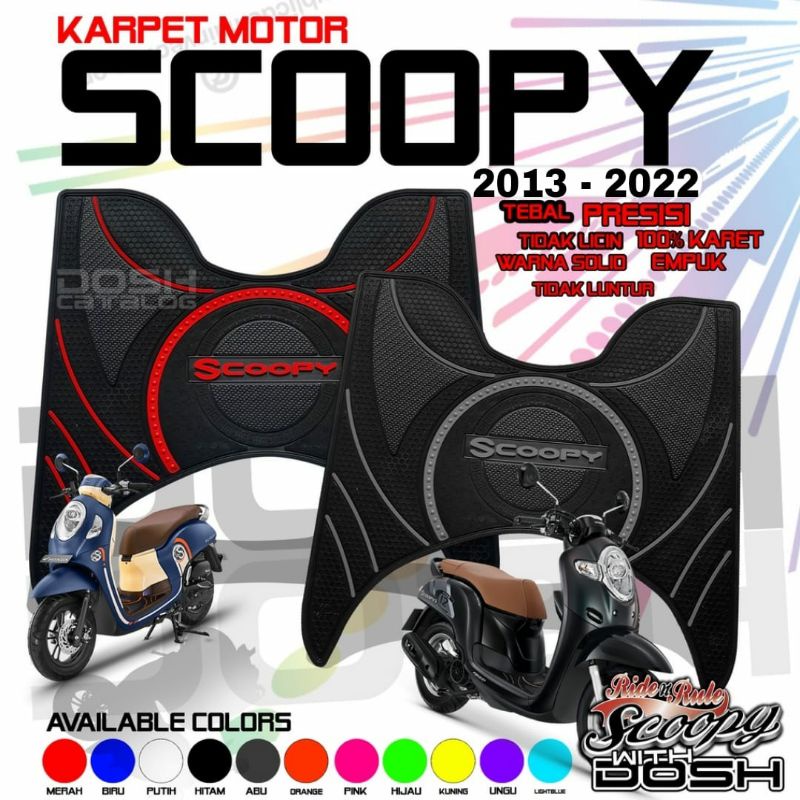 KARPET MOTOR SCOOPY / KARPET SCOOPY / AKSESORIS MOTOR SCOOPY