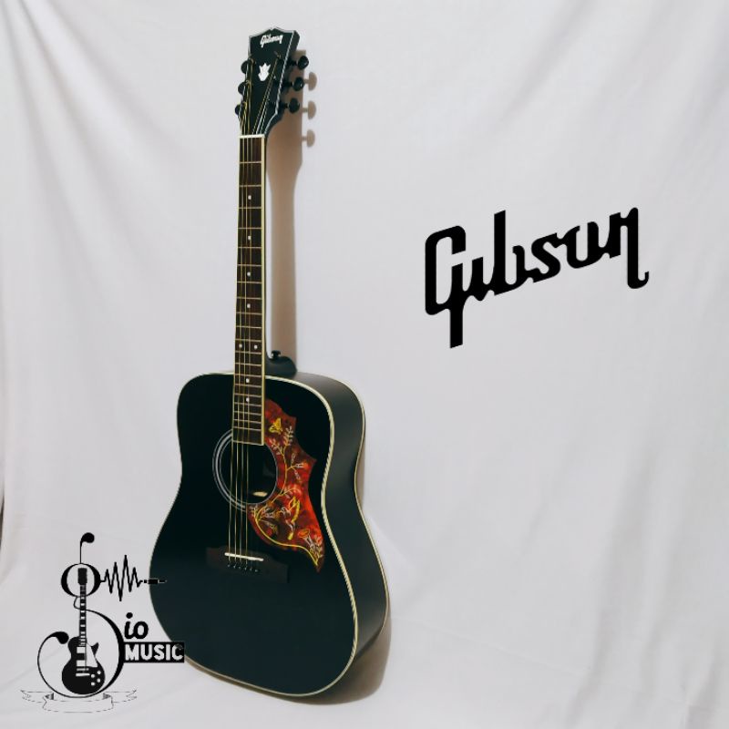 gitar akustik gibson jumbo humingbird Terbaru Highquality top premium