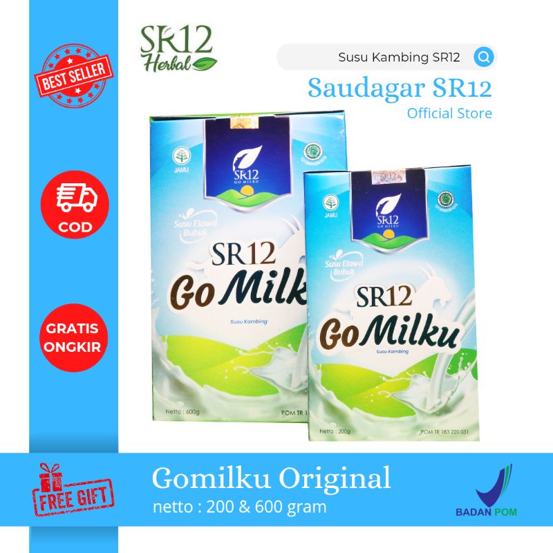 

GO MILKU SR12 SUSU KAMBING ETAWA BUBUK PREMIUM KAYA MANFAAT UNTUK TUBUH