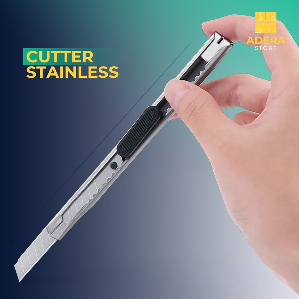 

Cutter mini pisau pemotong kertas stainlis
