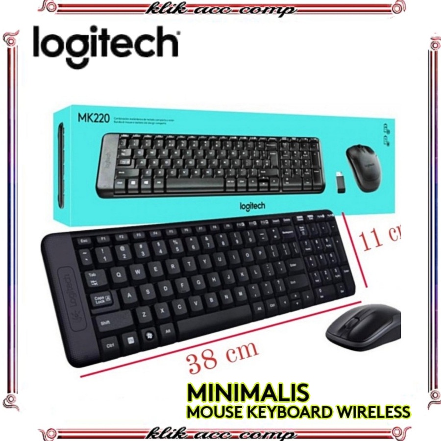 Logitech Combo MK220. keyboard + mouse/keyboard mouse logitech wireles