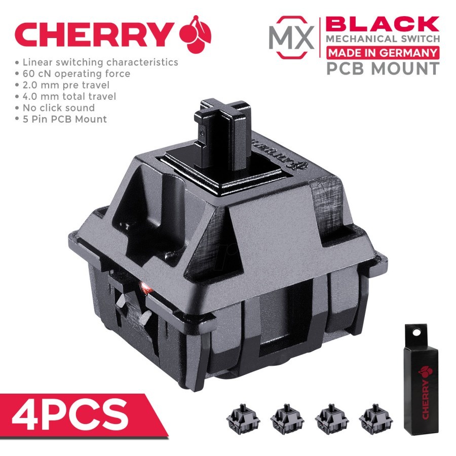 CHERRY MX SWITCH PCB MOUNT 5 PIN NO BACK LIGHT