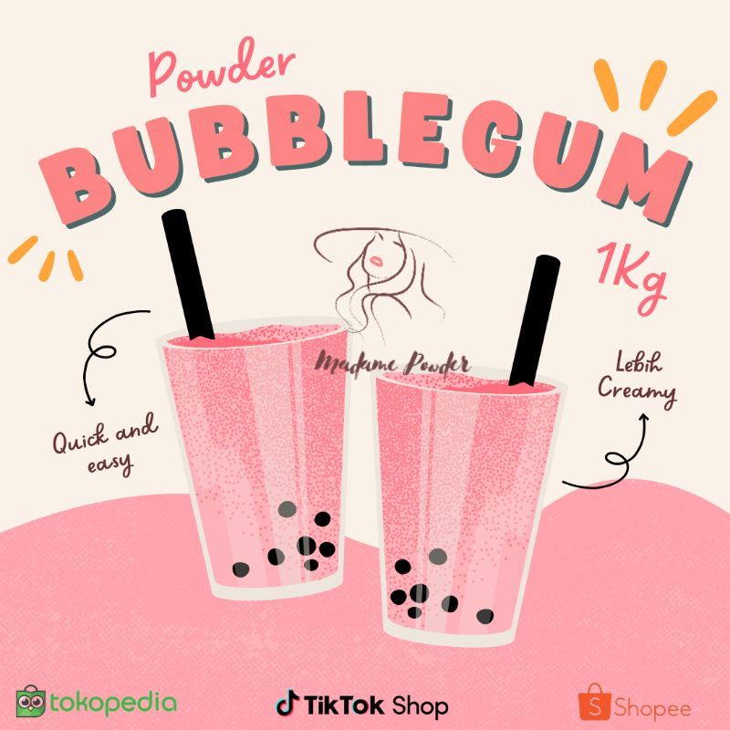 

Bubuk Minuman Bubble Gum 1 Kg Cotton Candy Es Permen Karet Viral Madame Powder Surabaya