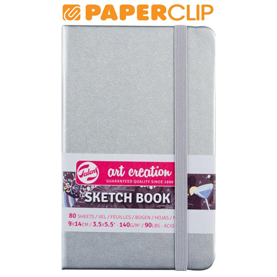

SKETCH BOOK TALENS ART CREATION 9314041M SHINY SILVER.9X14 140G