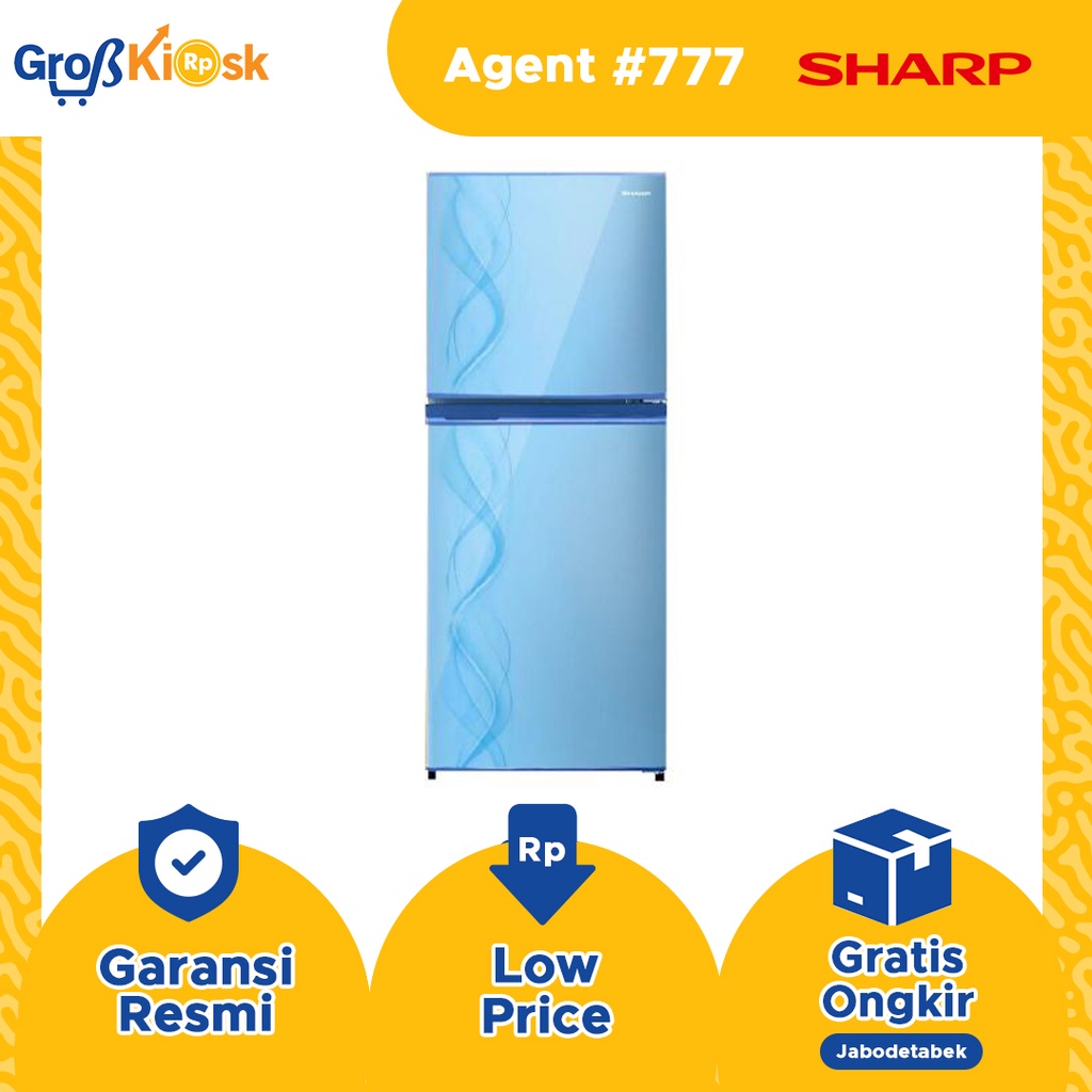 Sharp Kulkas 2 Pintu SJ-237 ND / SJ 237 ND / SJ237ND