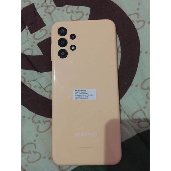 hp samsung a13 ram 6/128gb second mulus bekas pakai fullset original