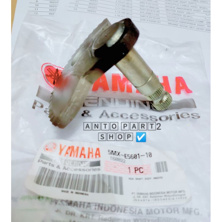 KICK SHAFT ASSY / AS GEAR SELAH YAMAHA NOUVO 5MX-E5601-10 GIGI SLAH ENGKOL CVT MIO SPORTY/ MIO SMILE