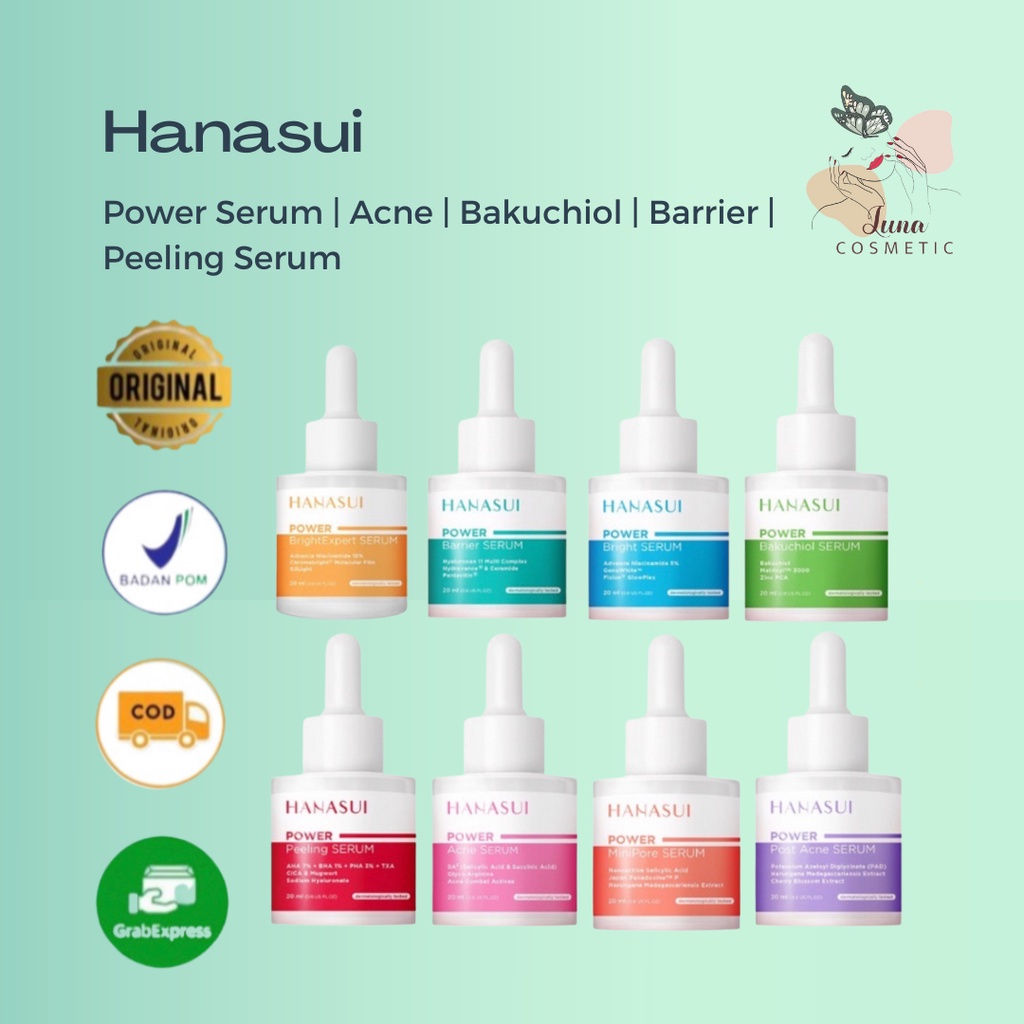 HANASUI Power Serum | Acne | Bakuchiol | Barrier | Peeling Serum