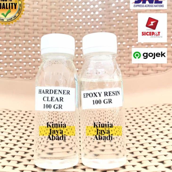 

Kekinian Epoxy Resin Bening Clear 100 Gram & Hardener Bening Clear 100 Gram ✓