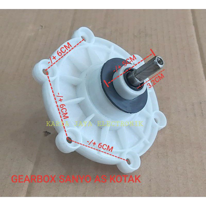 GERBOX  , GEARBOX GIRBOX  , MESIN CUCI SANYO 101 AS KOTAK PENDEK