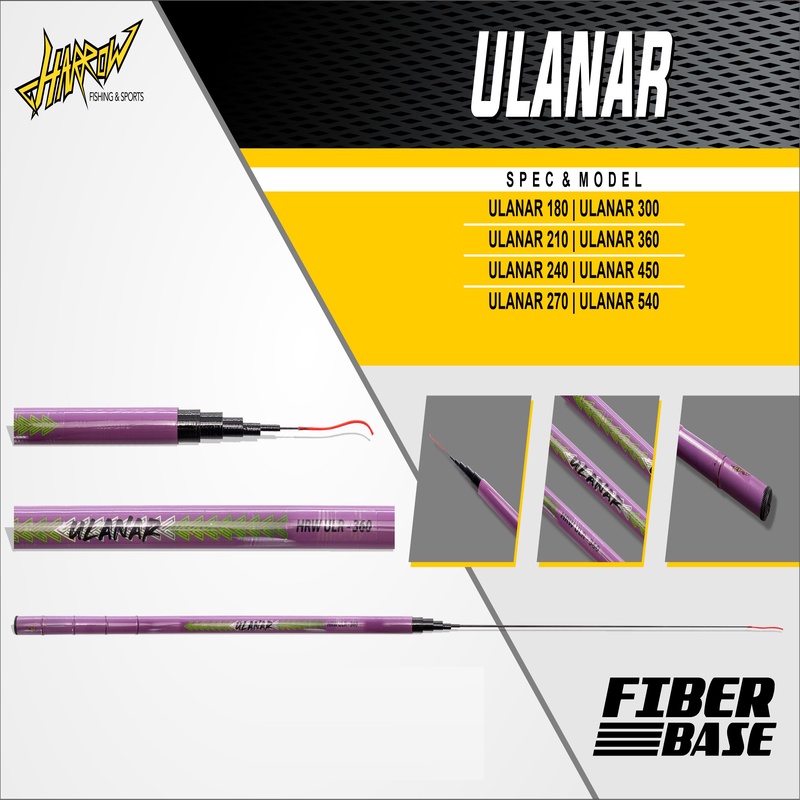 Tegek Pancing Murah Harrow Ulanar 180cm - 360cm
