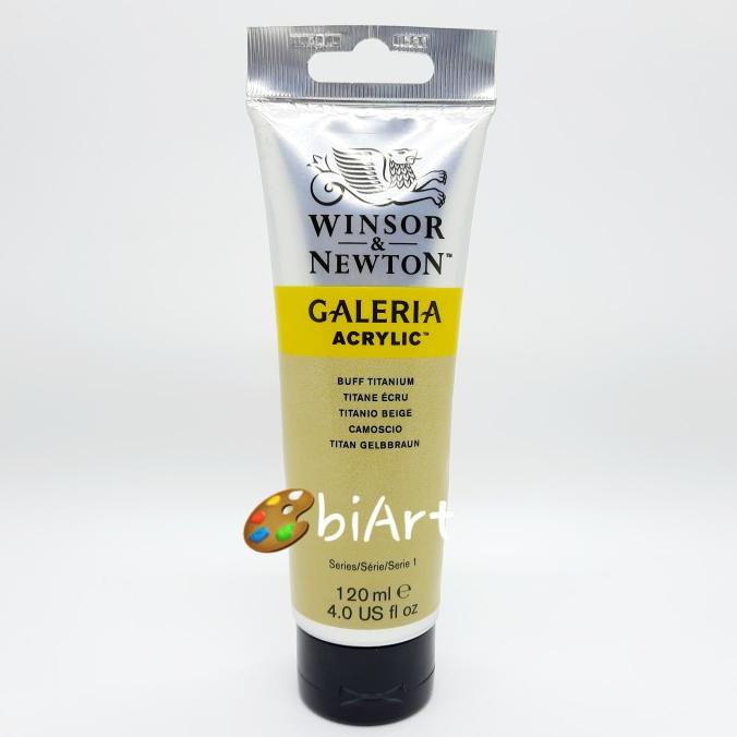 

Cat Akrilik Galeria Acrylic Colour 120 ml Buff Titanium Winsor & Newto Non COD