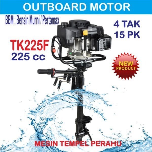 KAPAL / PERAHU / MESIN TEMPEL / MESIN PERAHU BOAT TYPE-TK225F