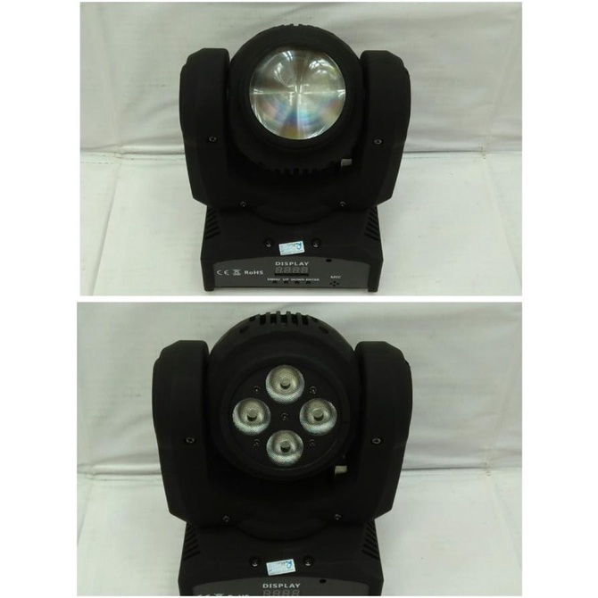 Paket Mini Beam Moving Head Redsun Double Face + Dmx Disco 240