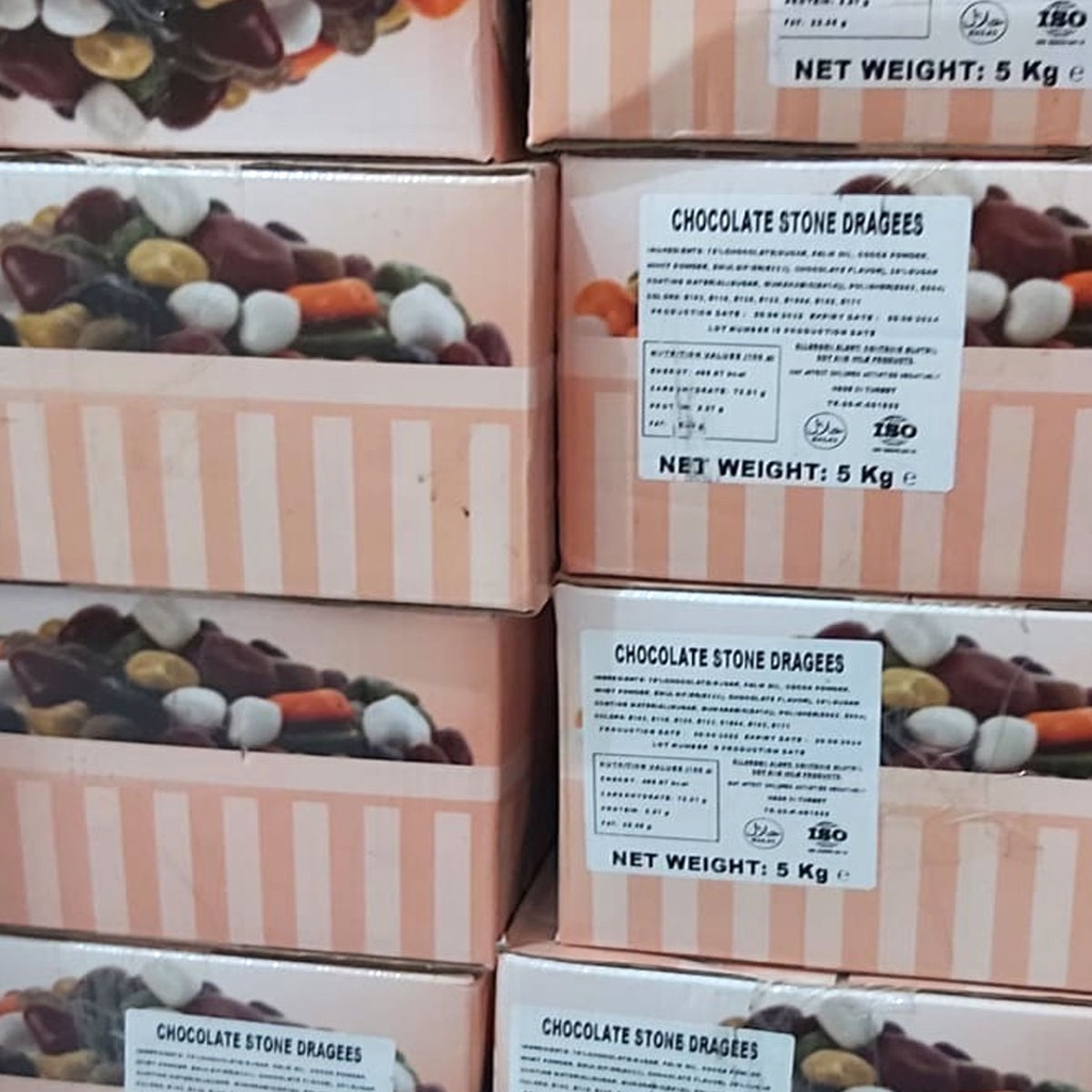 

1 dus Coklat Kerliki 5kg / Coklat Fanatic / Coklat Kerikil Turkey