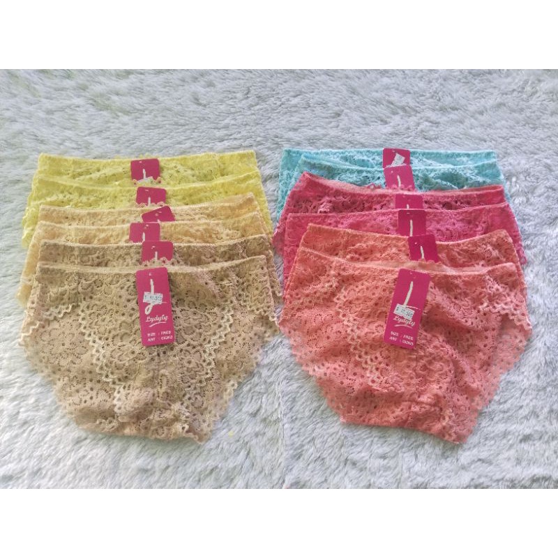 CD Renda brukat lydyly free size celana dalam underwear