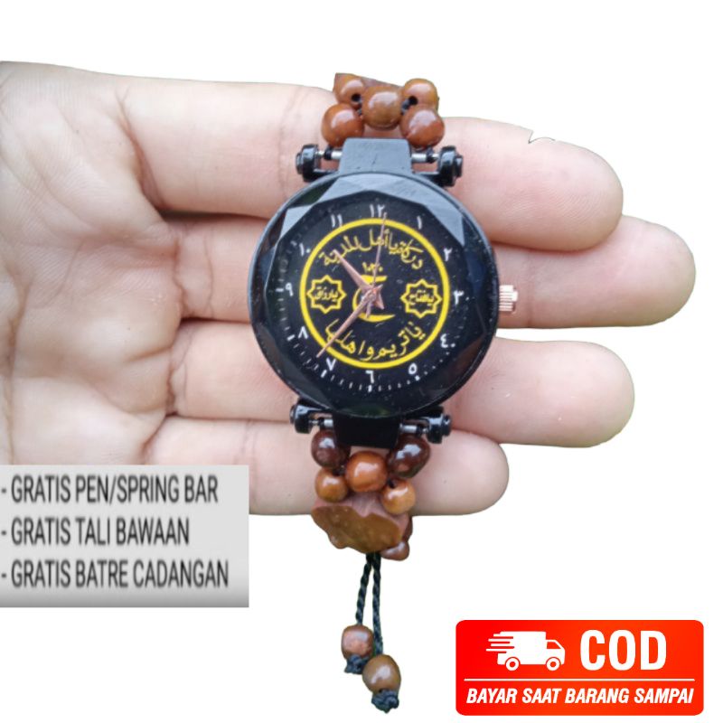 Jam tangan Wanita Darkah emas Bulat Asli koka kaukah