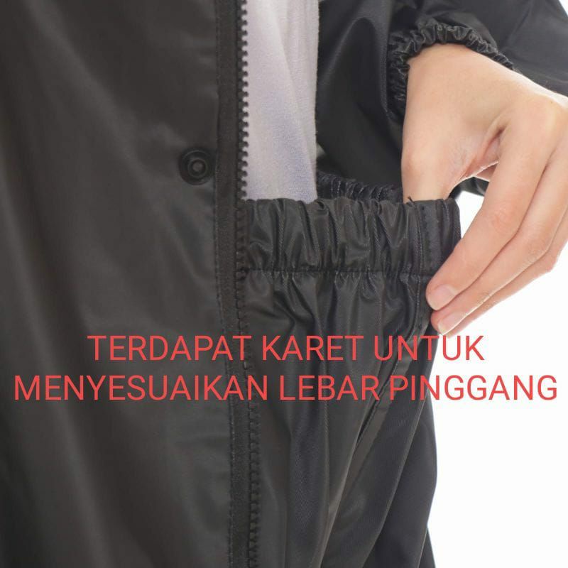 Jas Hujan Mantel Baju celana Xwin Bahan Tebal