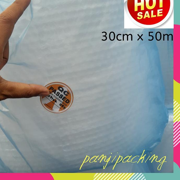 

11.11✔️Bubble wrap 30cm x 50m Bening putih bubblewrap Bandung plastik roll buble|RA8