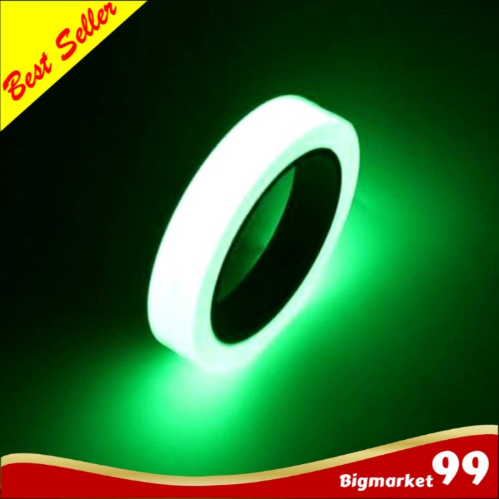 

Lakban Glow In The Dark Dekorasi Ruangan Luminous Tape 1.5cmx10m - Multi Warna