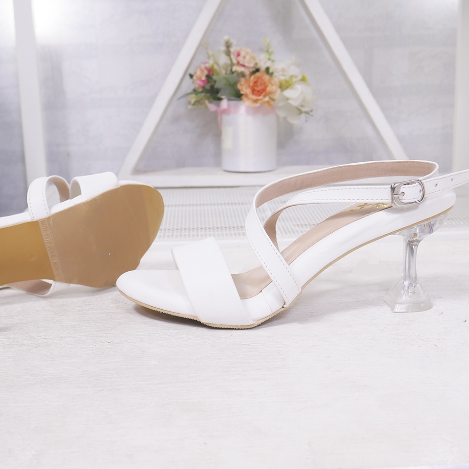 Bernx's Shoes - Nindhy Sendal Wanita High Heels Wanita 7 Cm Tali Silang