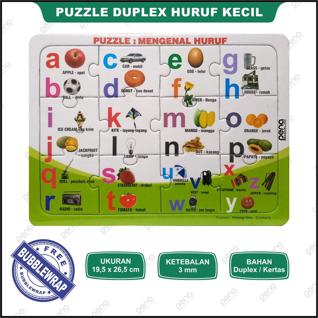 Puzzle / Puzle / Pazel Huruf Hijaiyah belajar Hijaiyah