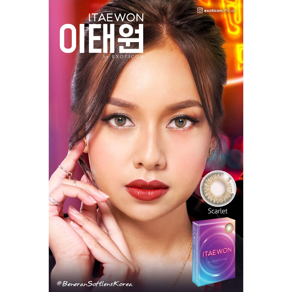 Softlens X2 ITAEWON 14,5 MM Normal By X2 Exoticon / Soflen Itaewon / Itaewon By X2 Exoticon / Itewon / Itawon / SMKTMT