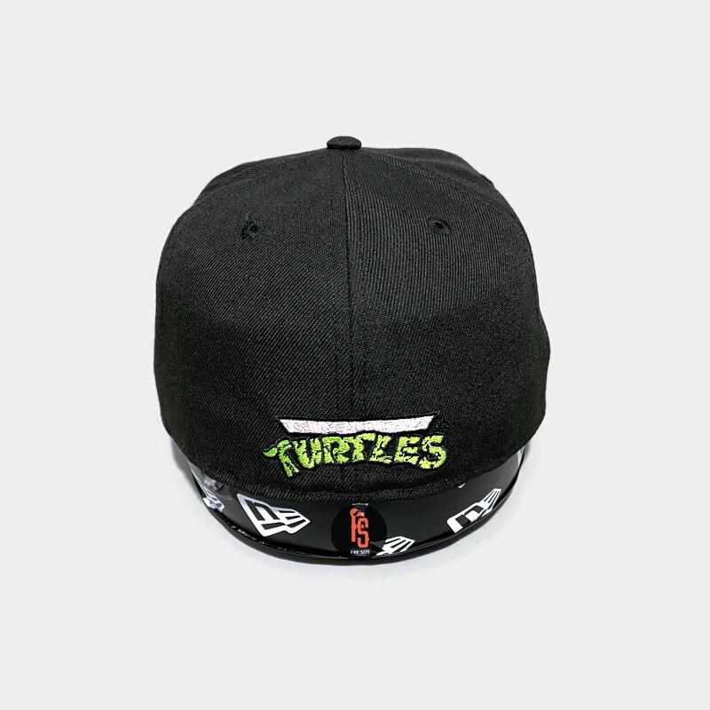 TOPI NEW ERA ORIGINAL 5950 BRAIN TMNT BLACK UV PINK