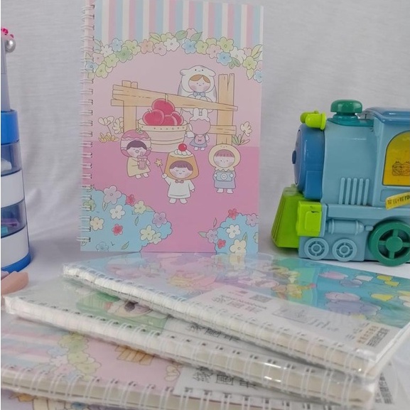 BUKU TULIS LUCU MOTIF LITTLE GIRL NOTEBOOK SPIRAL UKURAN A5 ISI 42 HAL NOTEPAD SAMPULNYA BERGAMBAR IMUT LUCU ALAT TULIS SEKOLAH ANAK TERLENGKAP KUALITAS IMPORT BISA COD